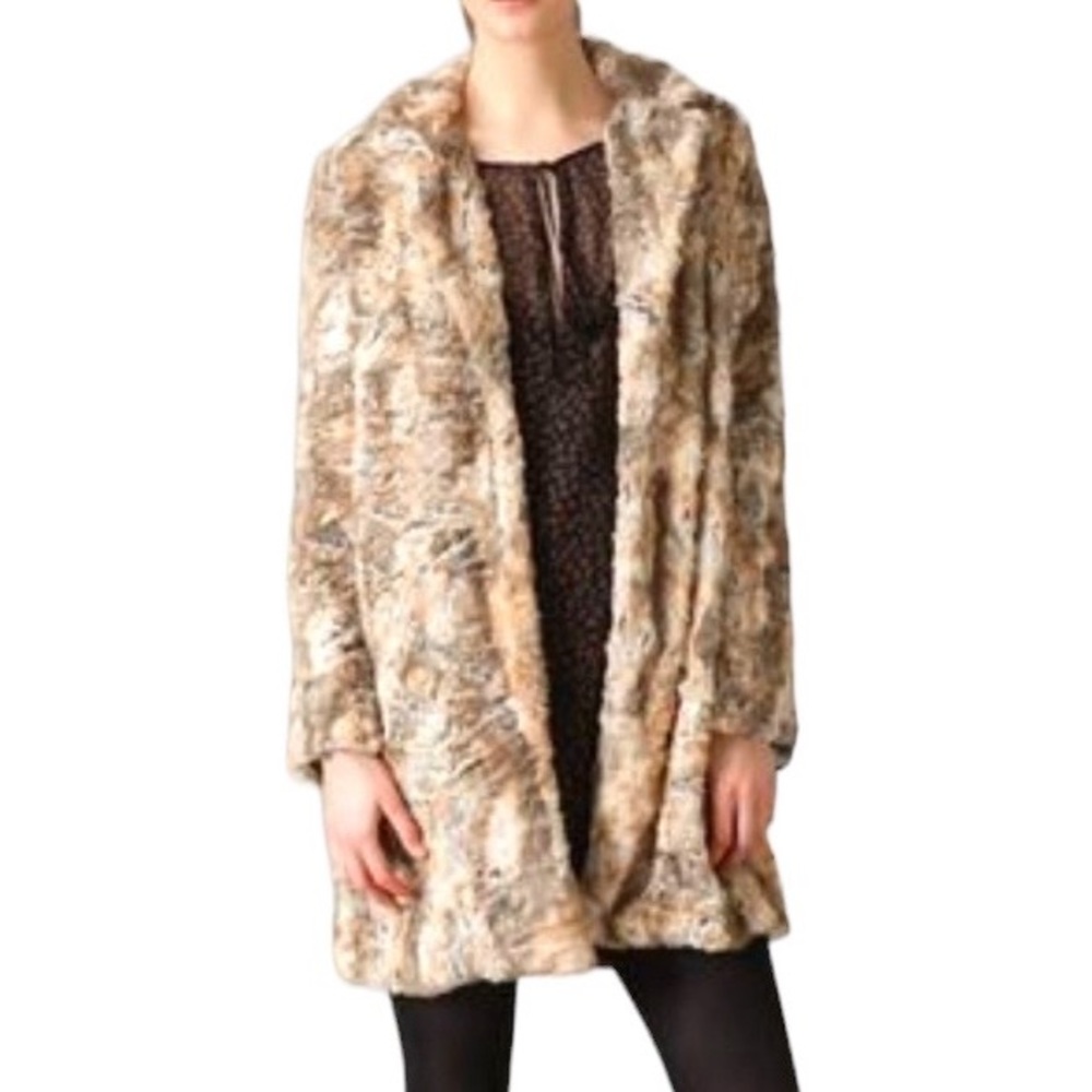 Georgie Faux Fur Harlow Mid Length Coat